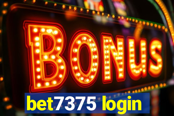 bet7375 login